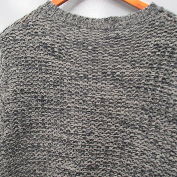 Size 3X Effeci Woman Long Sweater 100% Acrylic Black/Grey Long Sweater - Picture 12 of 13